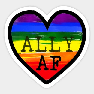 Ally AF Heart Sticker